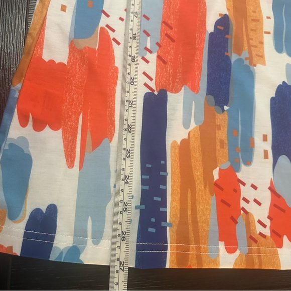 Colorful Abstract Print Top - Picture 7 of 10